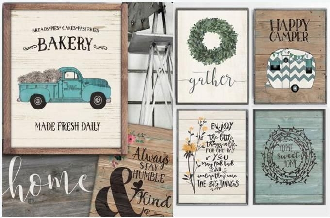 large rustic farmhouse prints only $4 37! freebies2deals