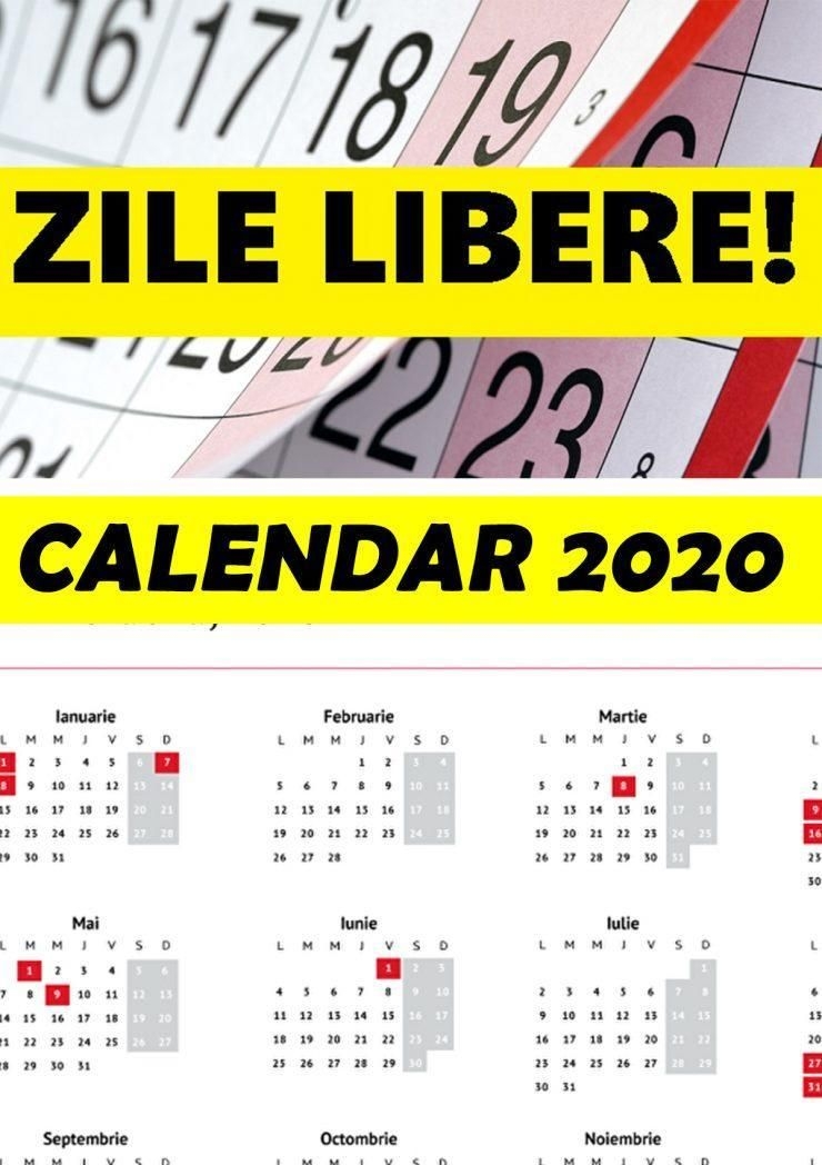 lista zilelor libere din 2020 multe vor pica În timpul