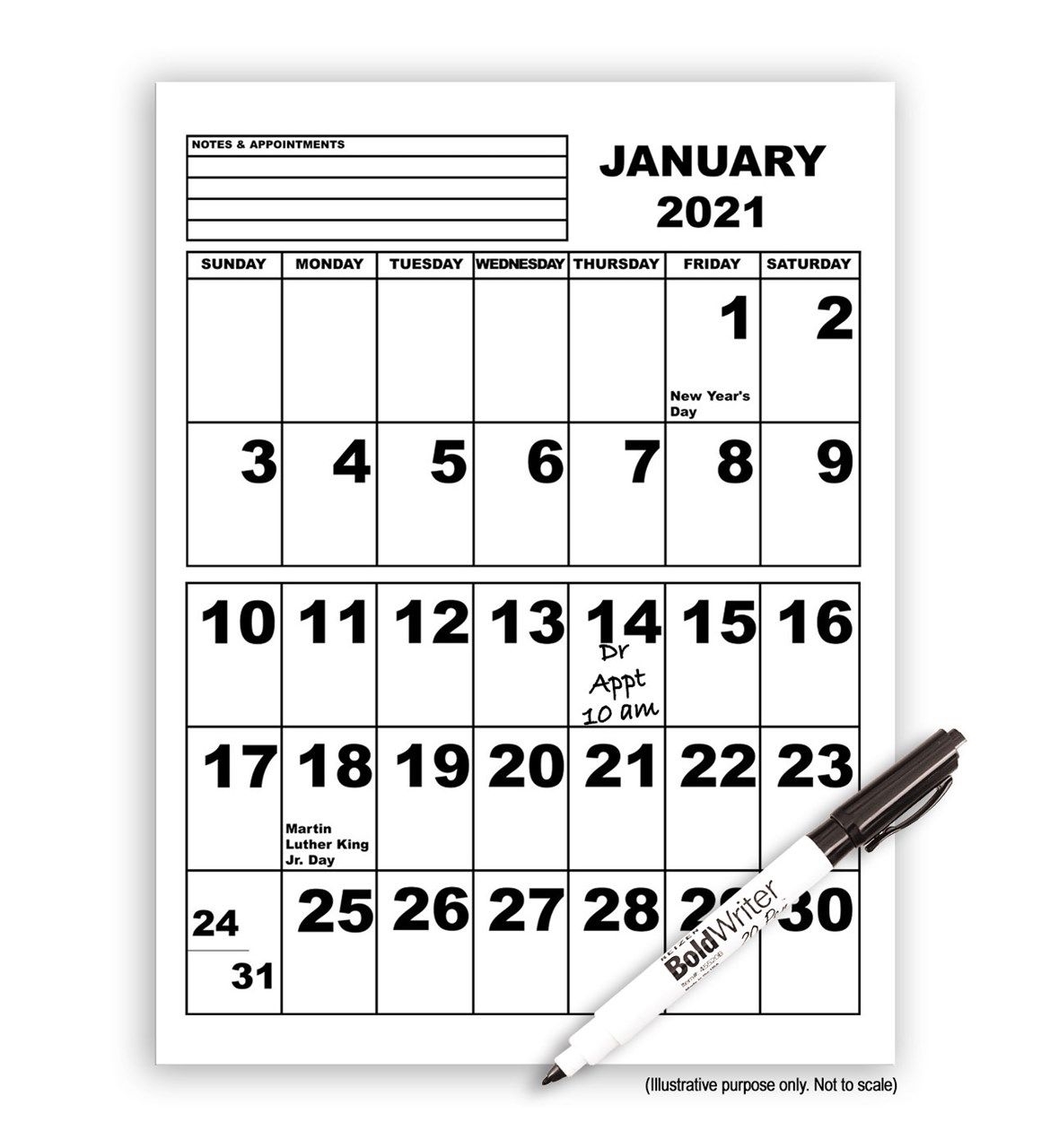 Free Printable Large Print Calendars For The Visually Impaired Use This