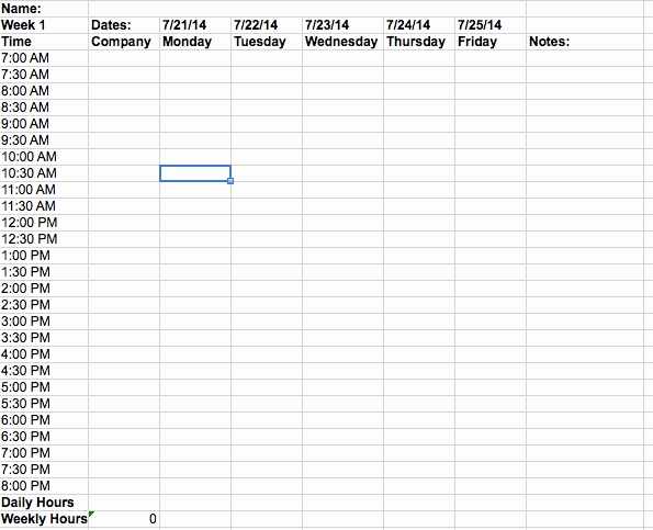 minute increments timesheet tangseshihtzu se