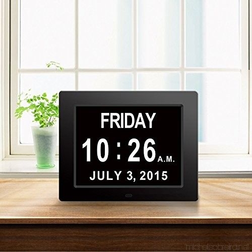 [newest version]12 alarms clock digital clock the