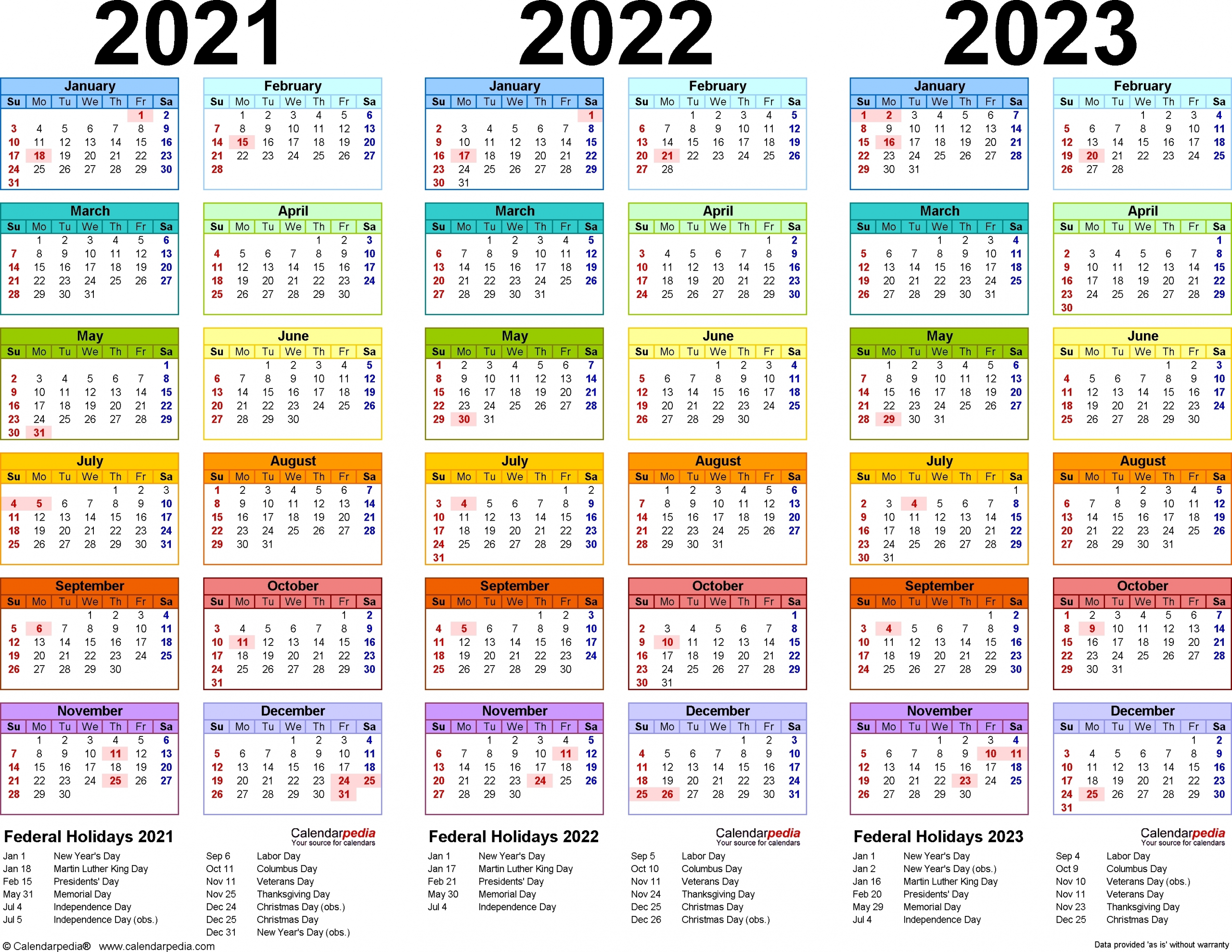 p calendar year range | ten free printable calendar 2020 2021