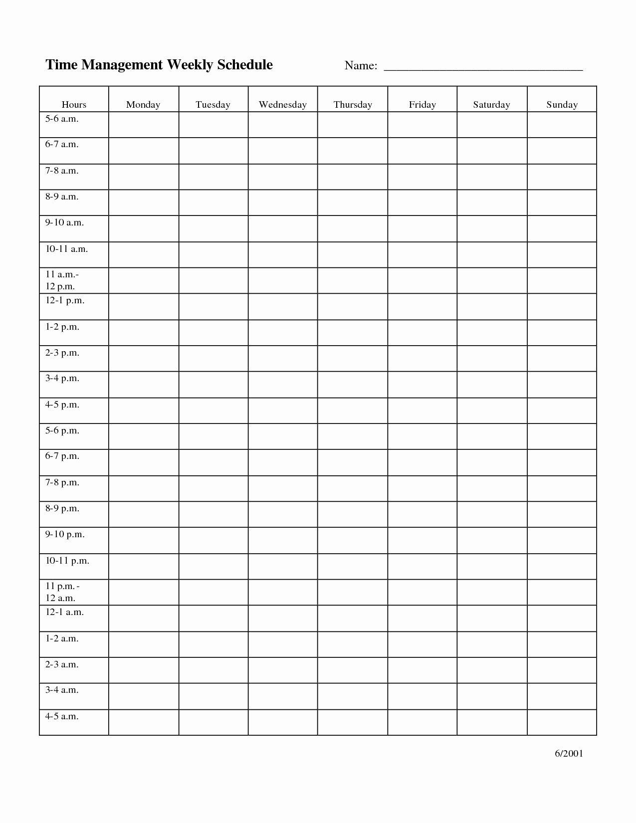 Parenting Time Calendar Template Lovely Time Management