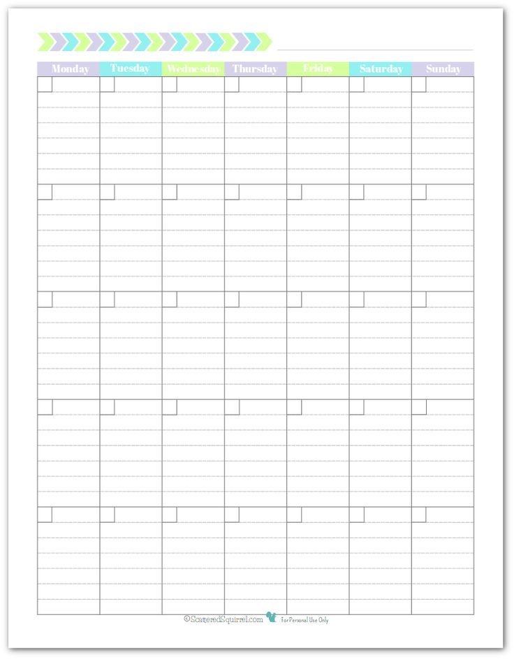 personal planner free printables | blank monthly