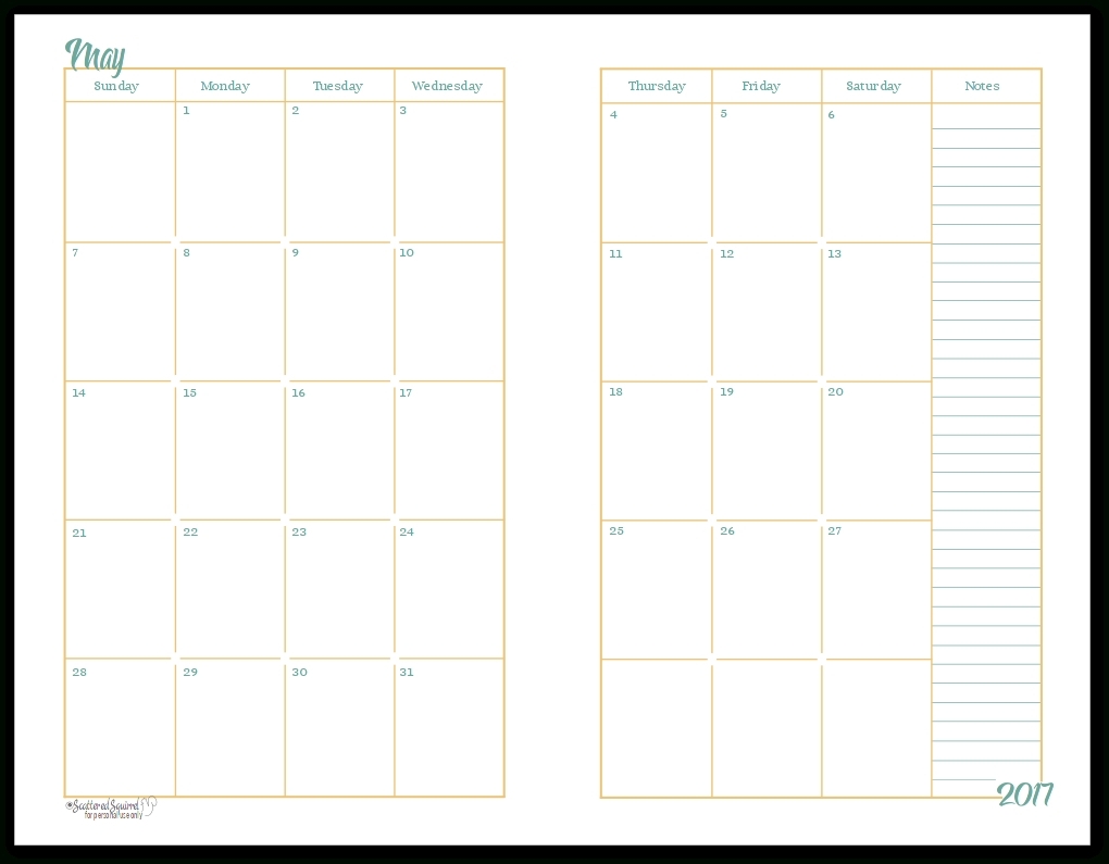 pick half page free monthly calendar printable 2020