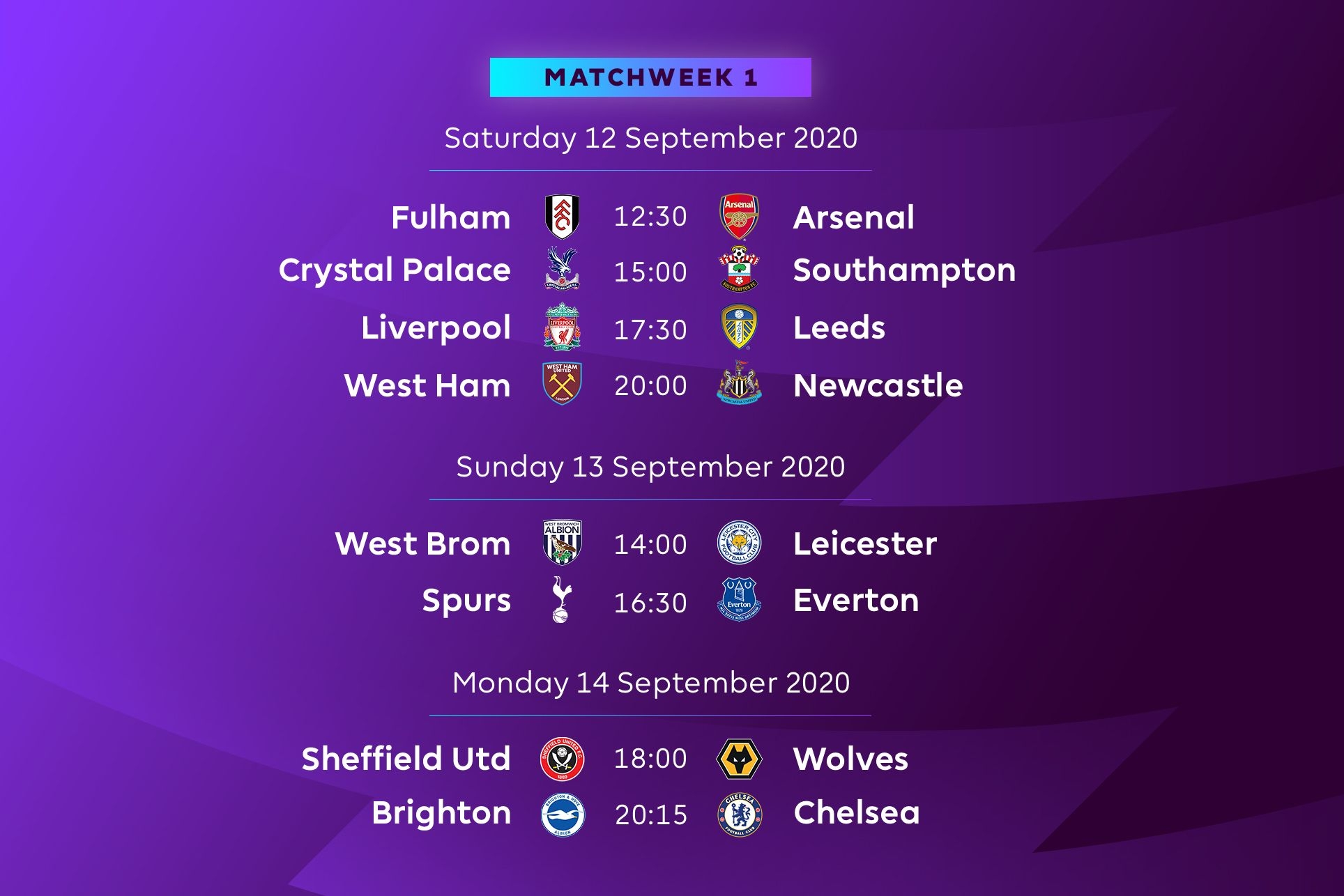 Premier League 2020 21 Fixtures Released Example Calendar Printable