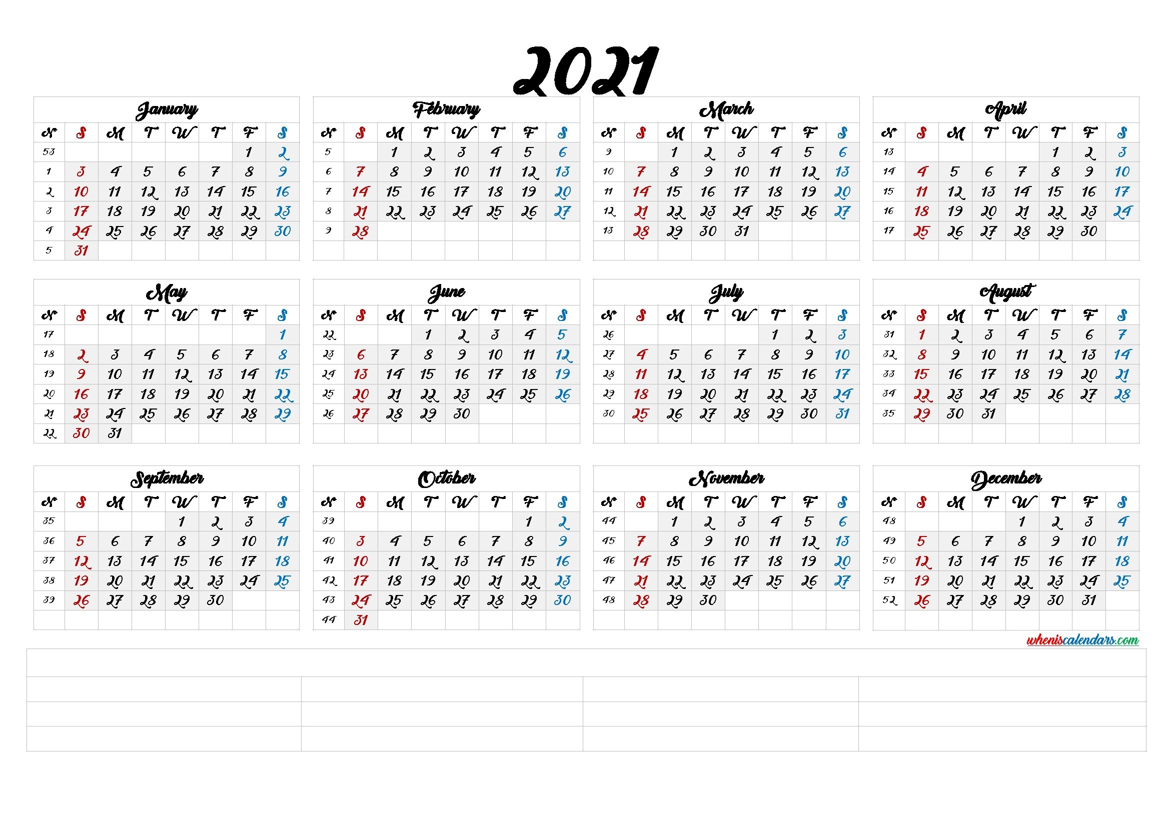 printable 2021 calendarmonth calendraex