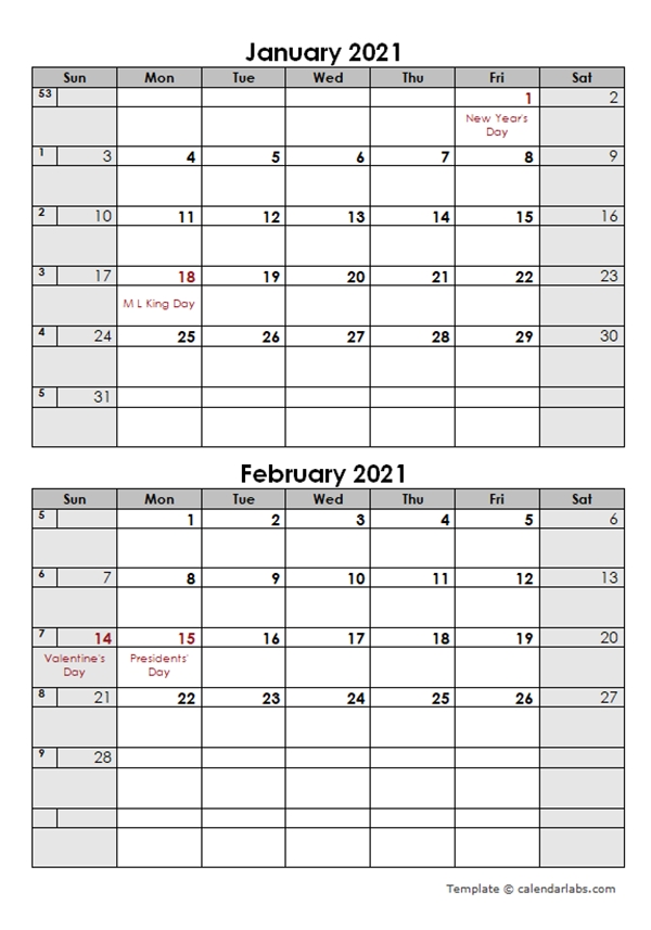 Printable 2021 Word Calendar Templates Calendarlabs