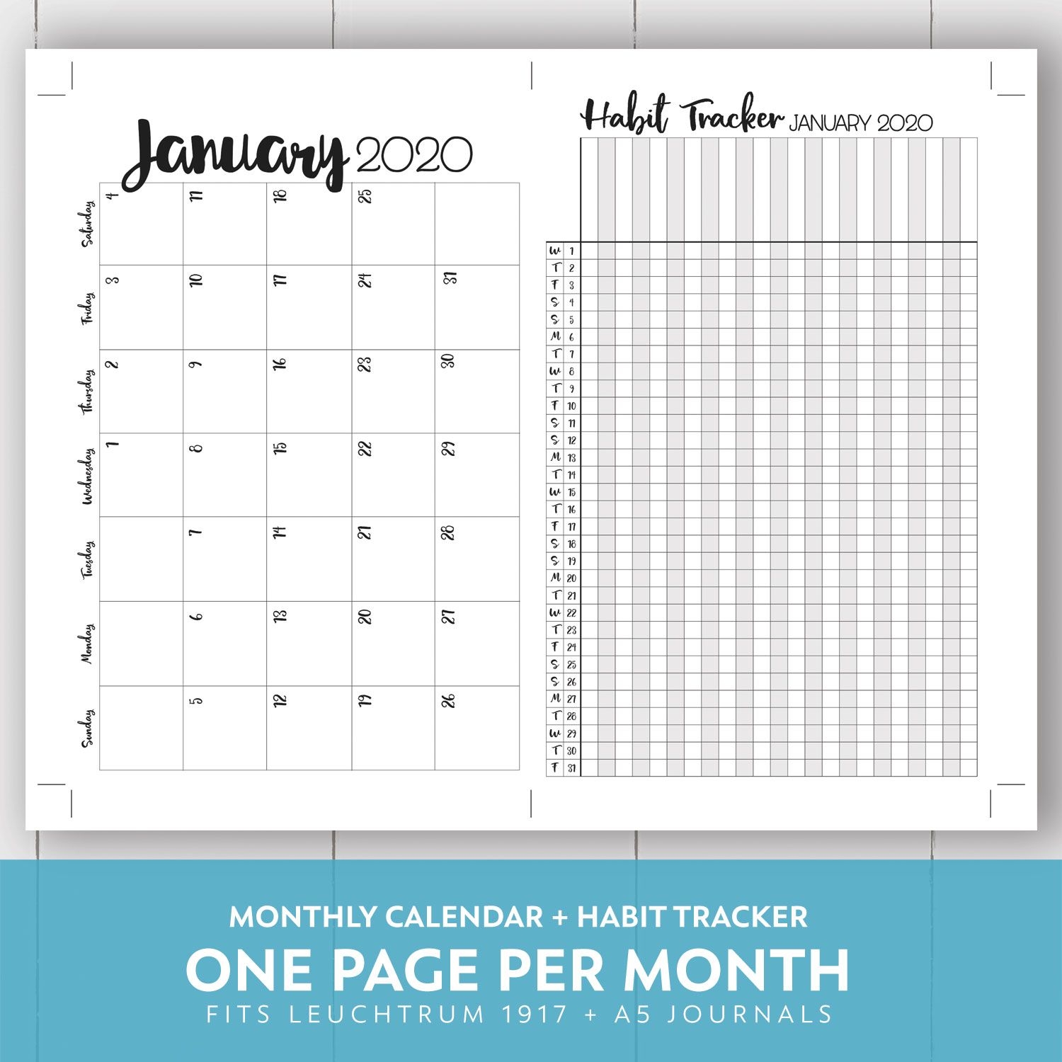Printable 5 5 X 8 5 Monthly Calendar | Example Calendar