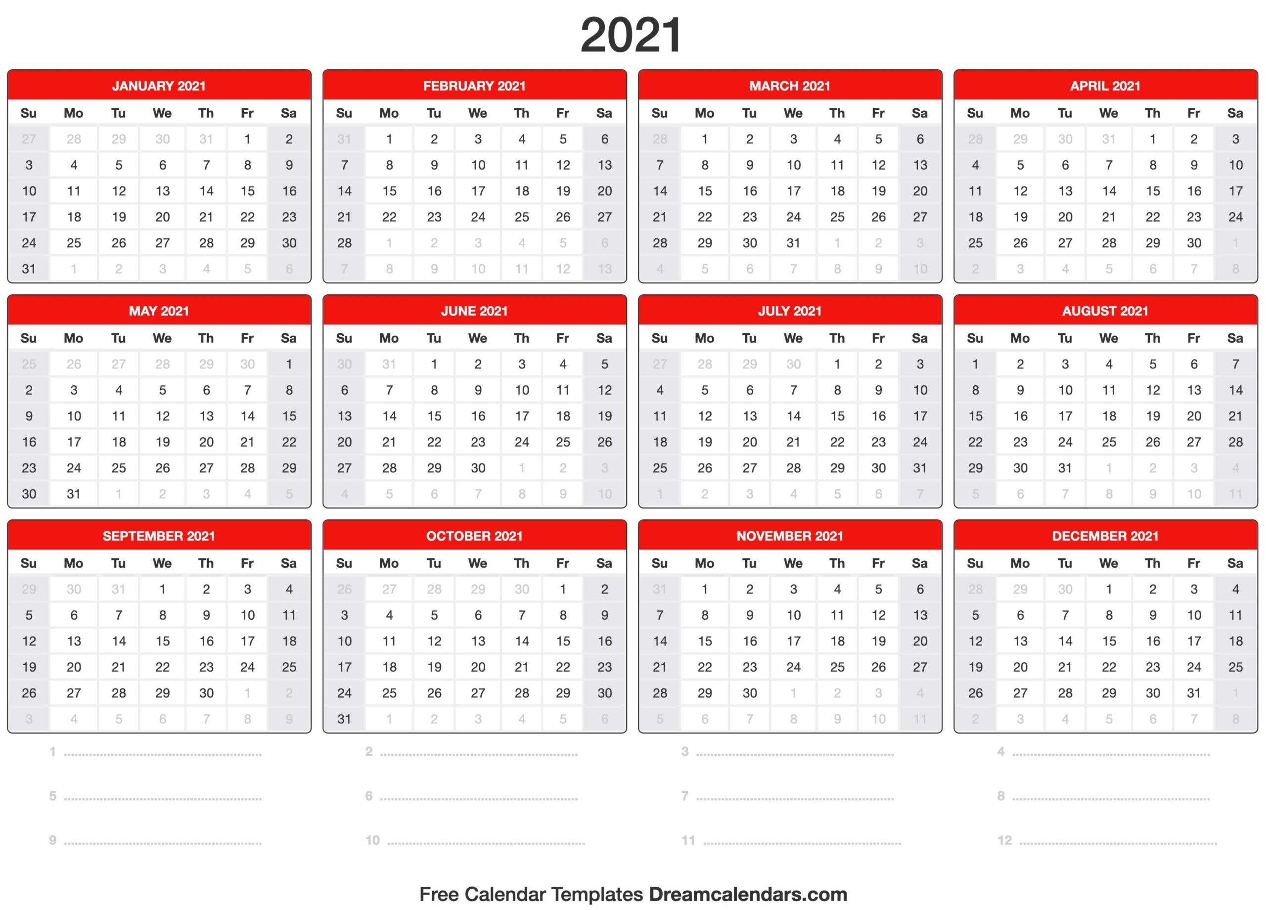 printable calendar 2021 with lunar dates | free 2021