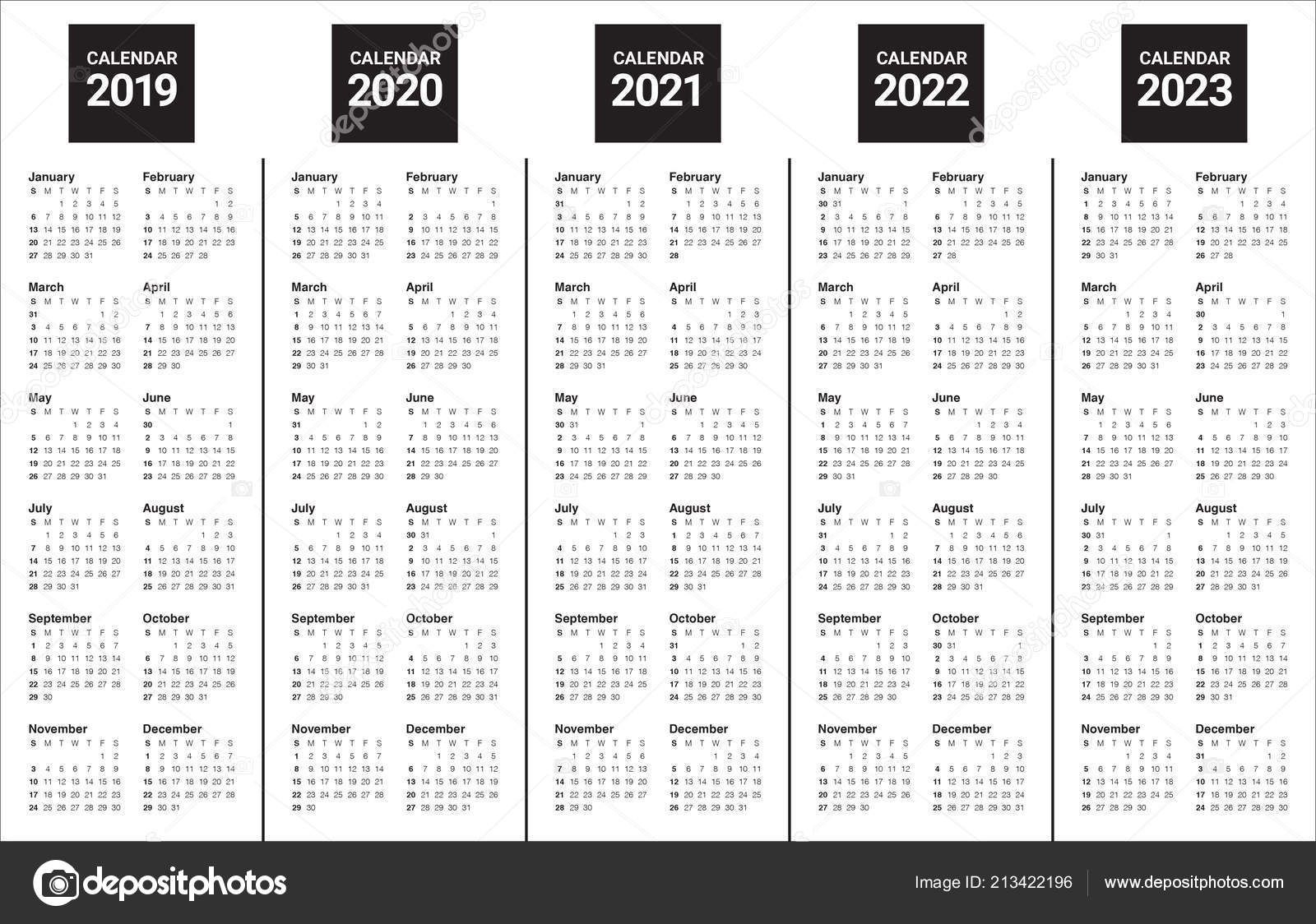 printable calendar for 2019/2020/2021/2022/2023 calendar