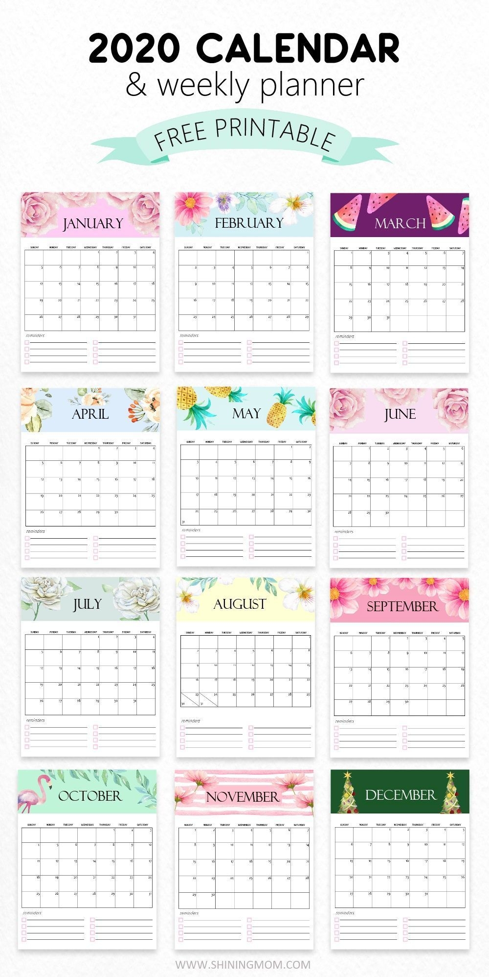#printable #calendar #monthly #designs #free #cute #love #