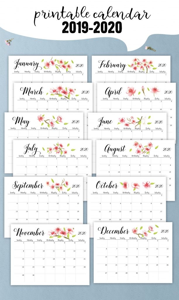 printable calendar numbers to download for teachers