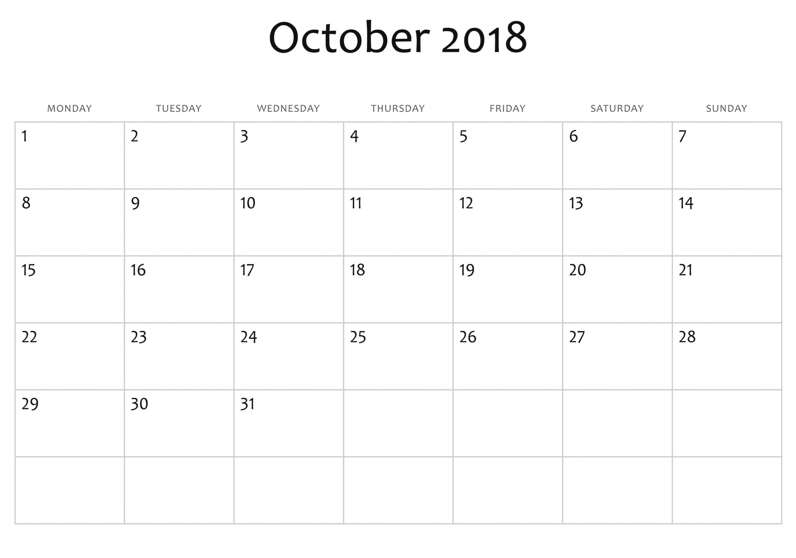 Printable Calendar You Can Edit | Calendar Printables Free