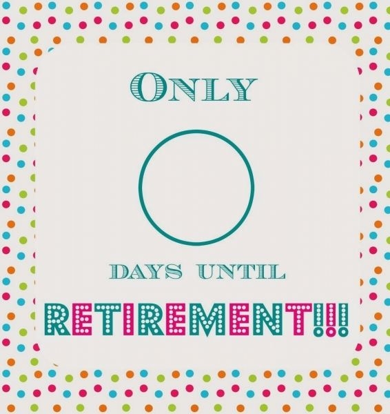 printable retirement countdown | printable calendar