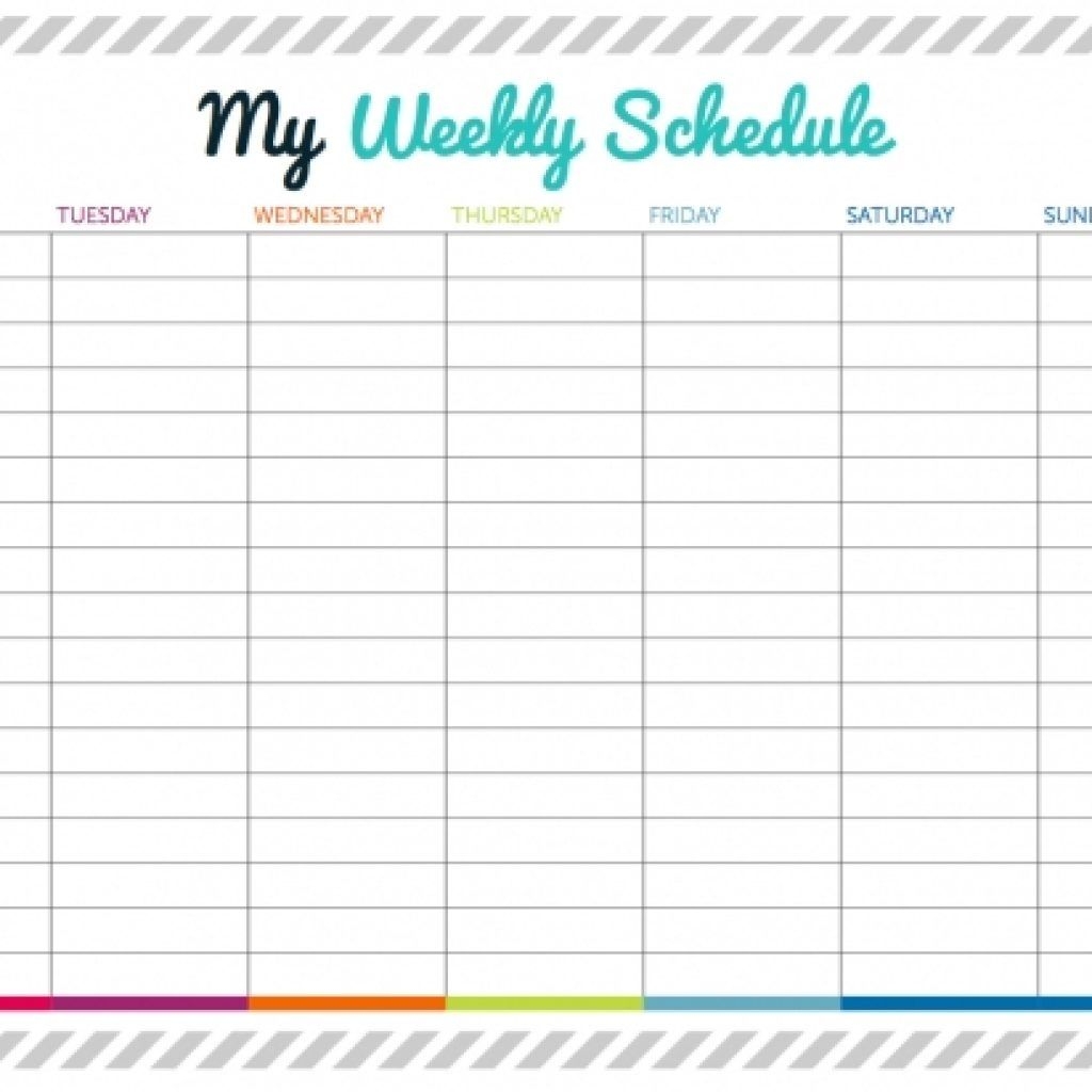 printable weekly calendar with 15 minute time slots