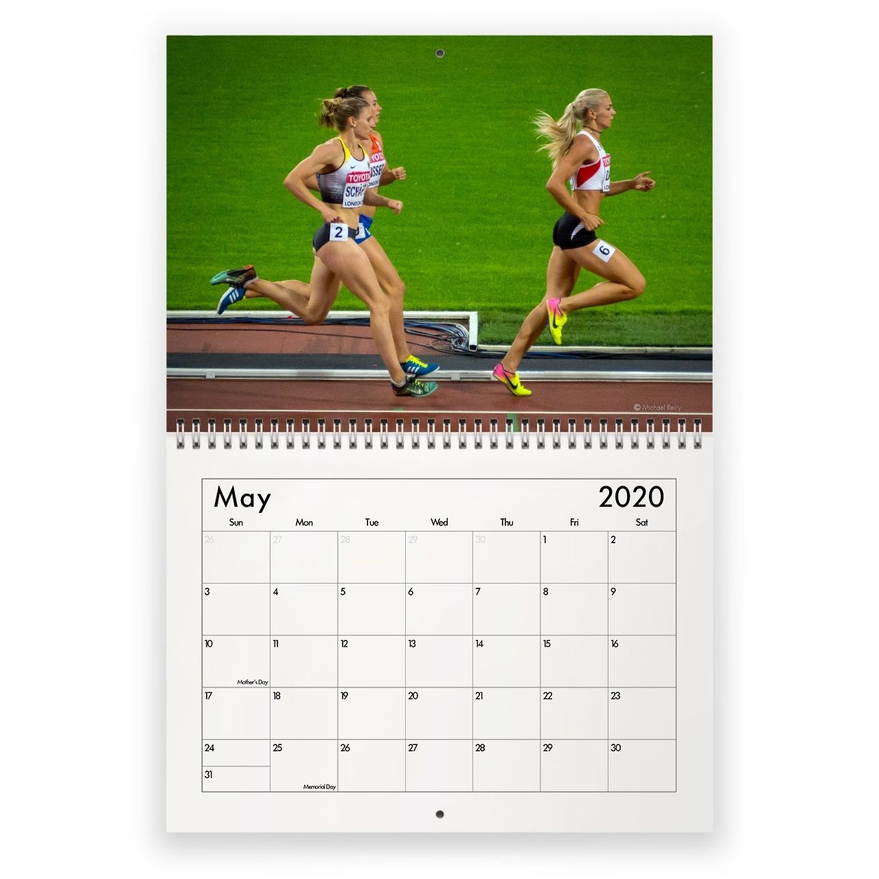 running 2021 calendar