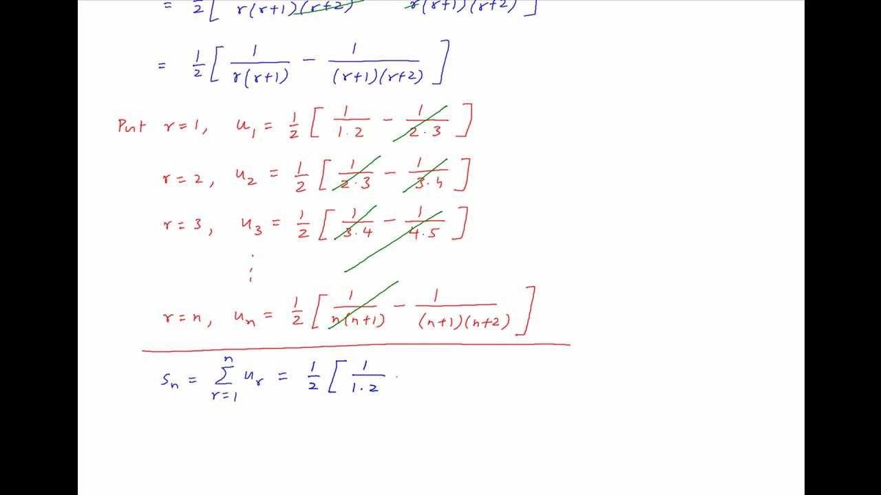 sum to n terms 1/(1 2 3) 1/(2 3 4) 1/(3 4 5