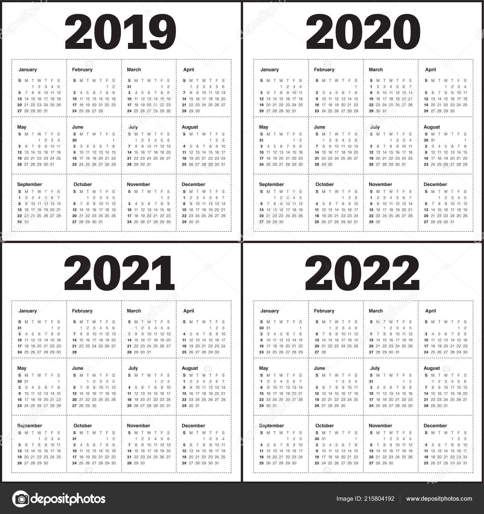 Three Year Calendar 2021 2023 | Calendar Printables Free Blank