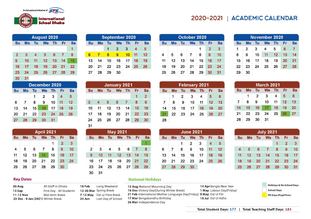 ul academic calendar 2021 | calendar 2021