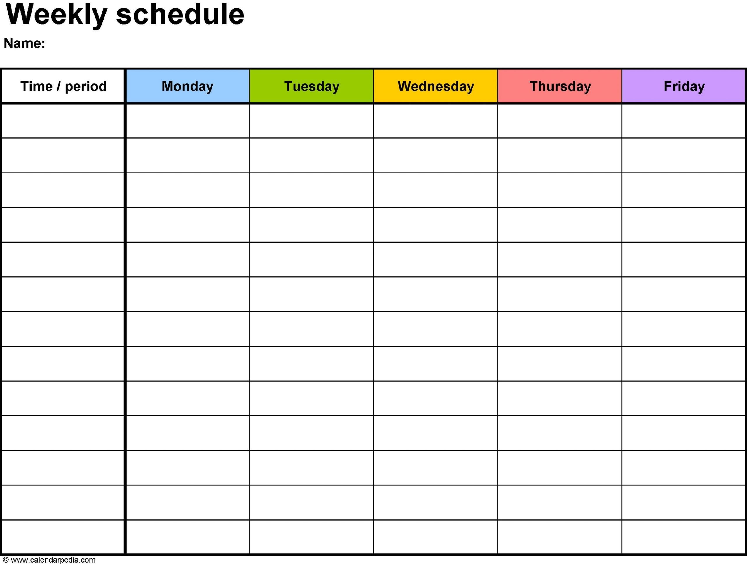 unique printable diet calendar | daily schedule template