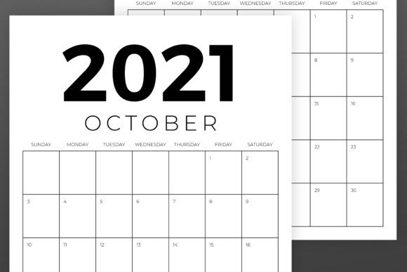 vertical 8 5 x 11 inch 2021 calendar (graphic)running