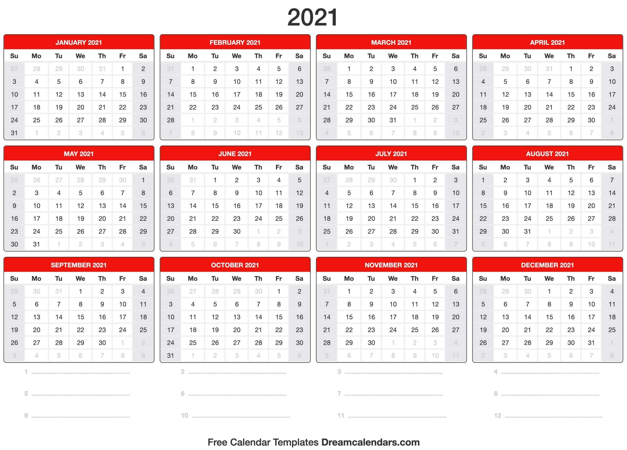20 microsoft excel 2021 calendar template excel free