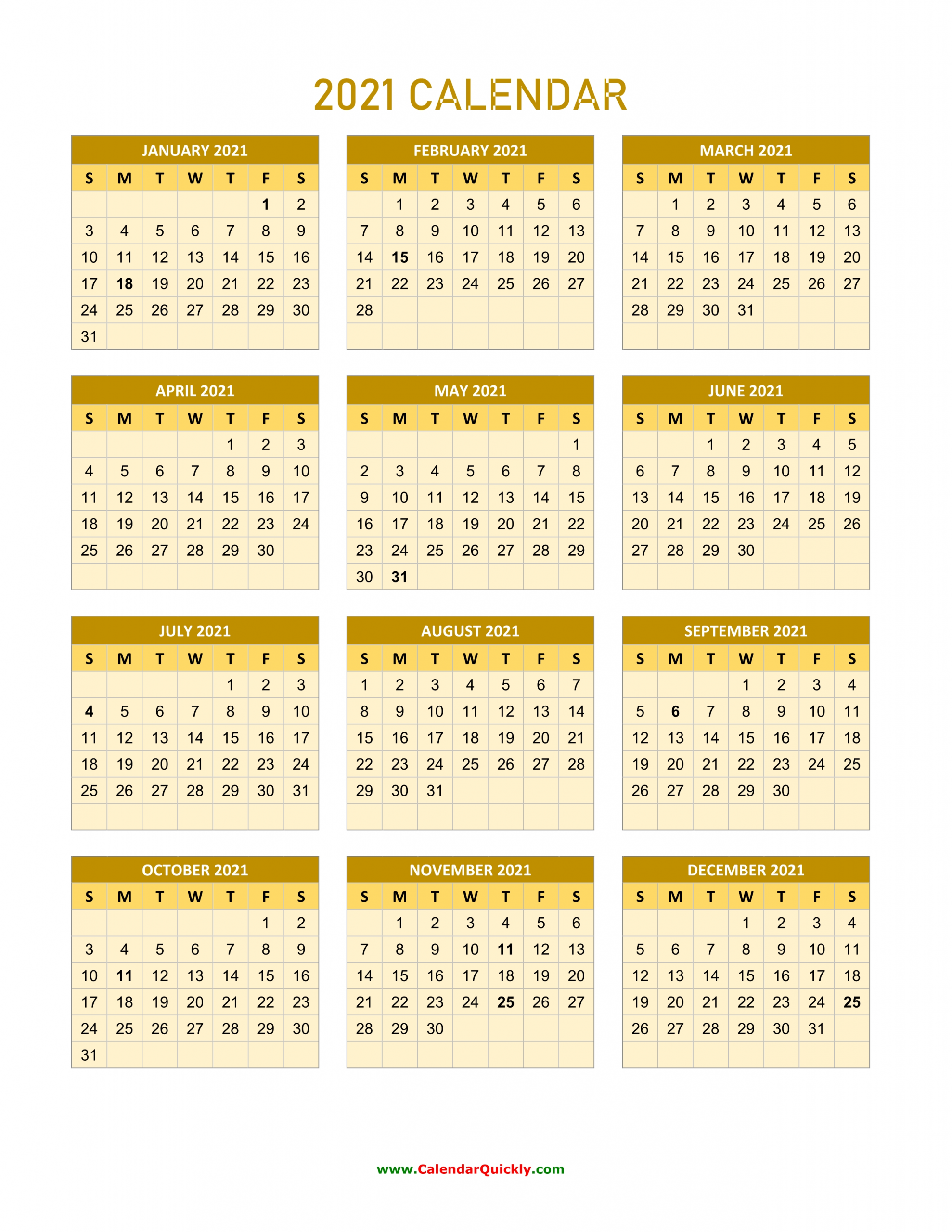 2021 calendar vertical | calendar quickly
