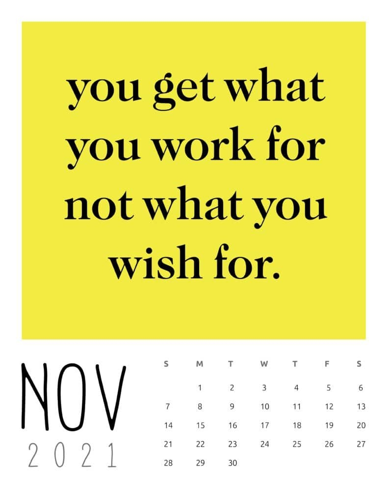 2021 Inspirational Quotes Calendar World Of Printables