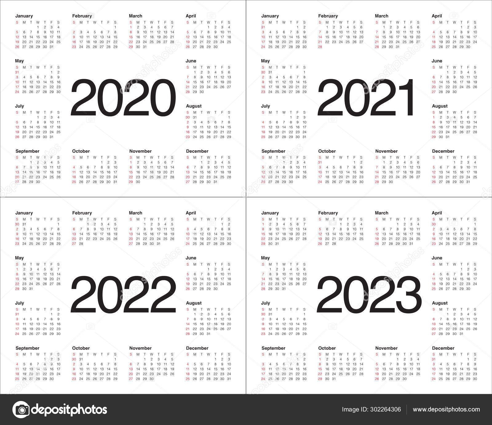 3 Year Calendar 2021 To 2023 | Calendar Printables Free Blank