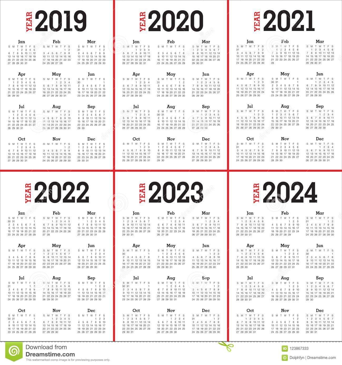 3 year calendar 2021 to 2023 | calendar printables free blank