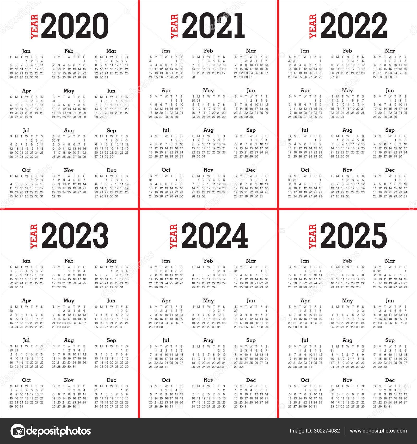 3 Year Calendar 2021 To 2023 | Calendar Printables Free