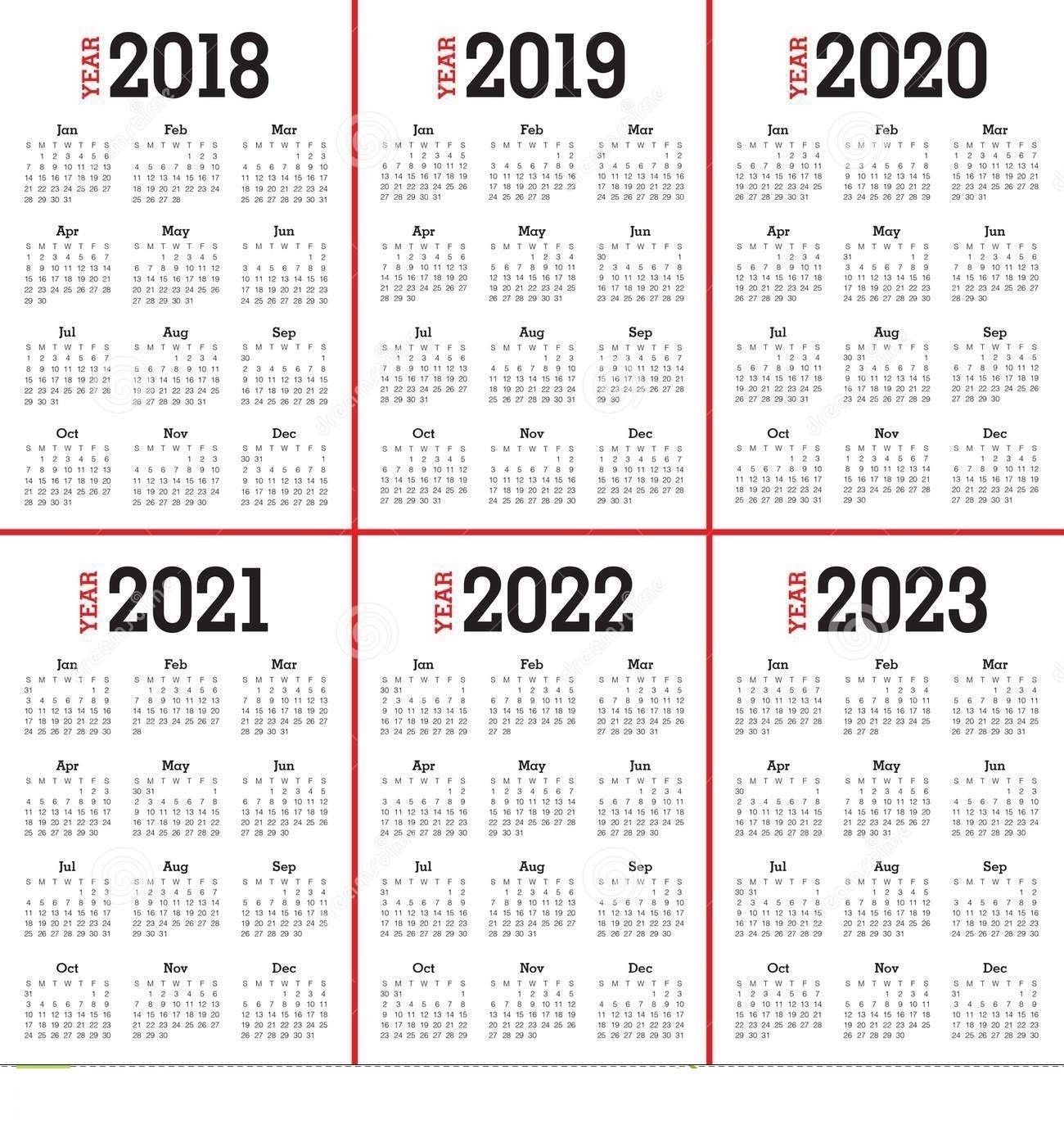 5 year calendar uncc | ten free printable calendar 2020 2021