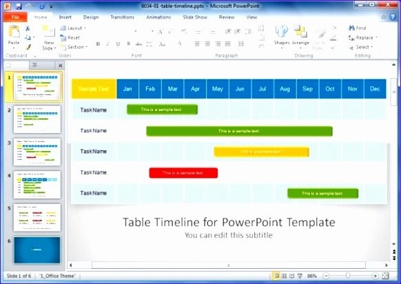 6 monthly gantt chart excel template excel templates