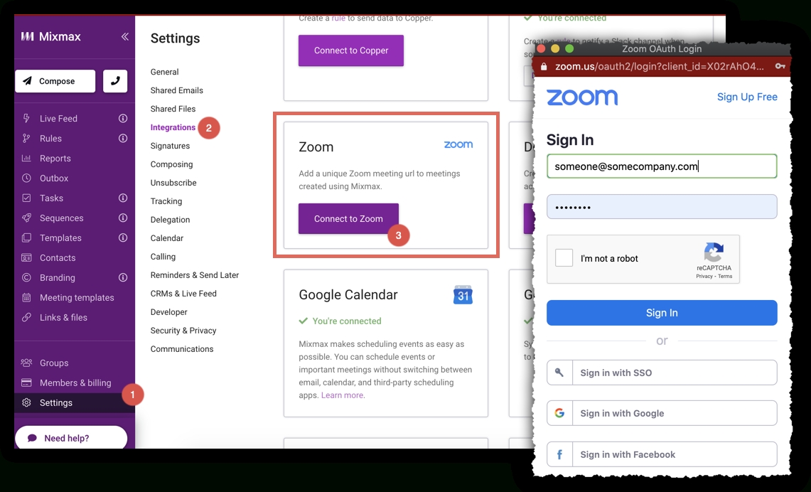 Adding A Zoom Link To Your Calendar Events Mixmax Help