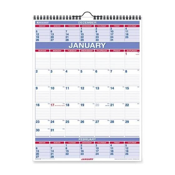 At A Glance 3 Months Wall Calendar | Nordisco®