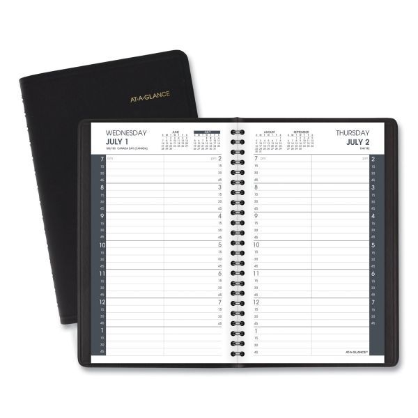 At A Glance Daily Appointment Book With 15 Minute