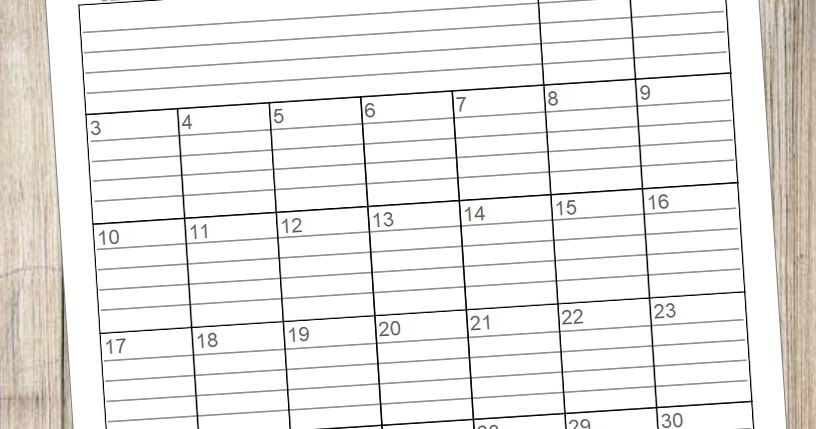 Beautifully Tarnished: Free 2020 {lined} Monthly Calendars