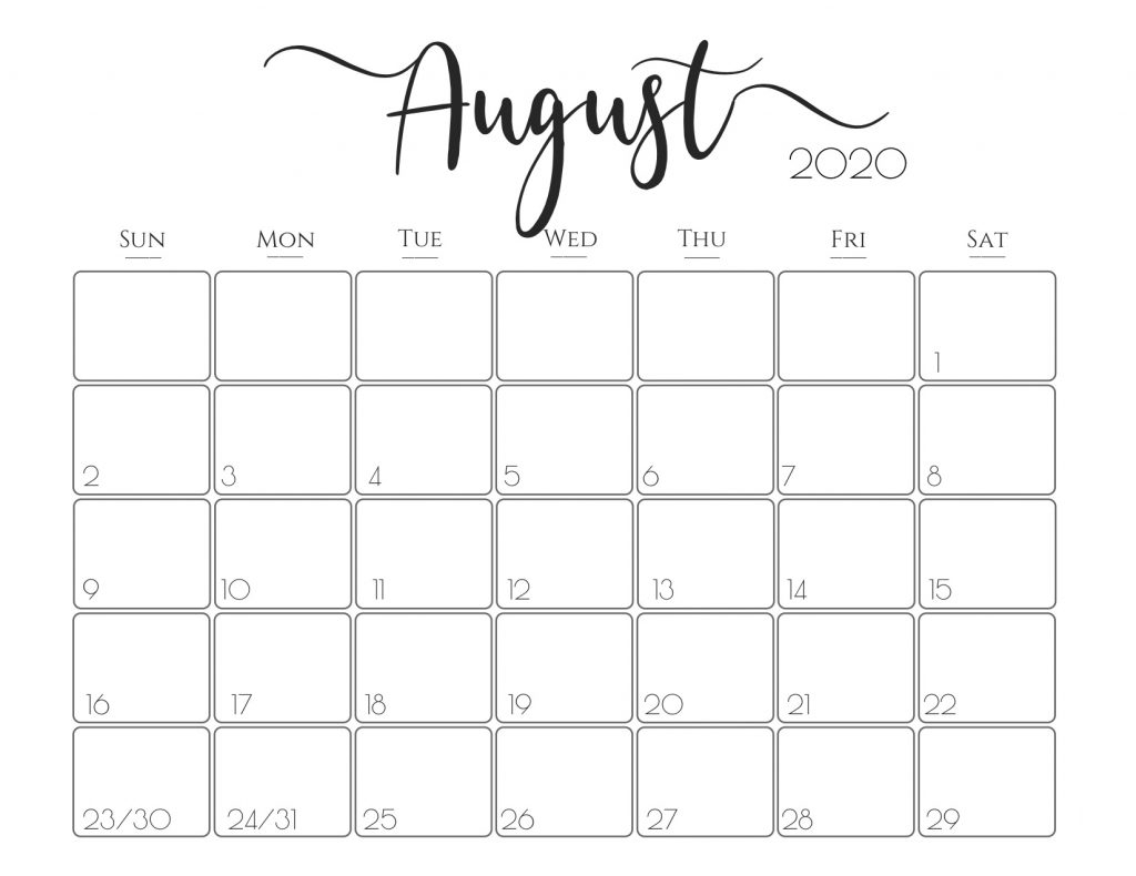 Blank Fill In Calendars 2021 Printable | Calendar