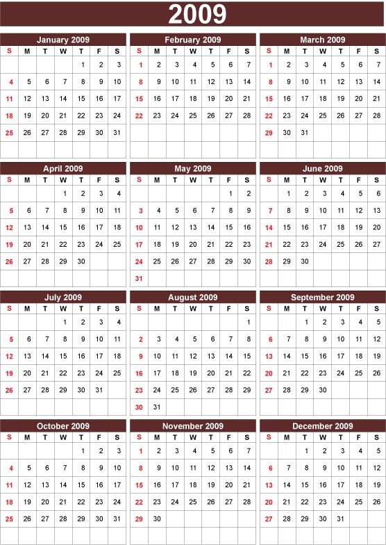 Calendar Free Set (127252) Free Ai, Eps Download / 4 Vector