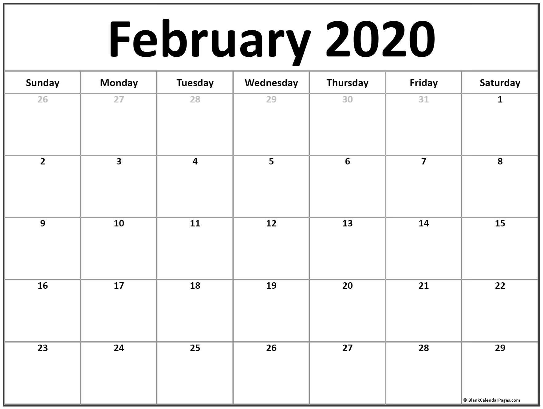 Calender 2020 With Space To Write Calendar Inspiration