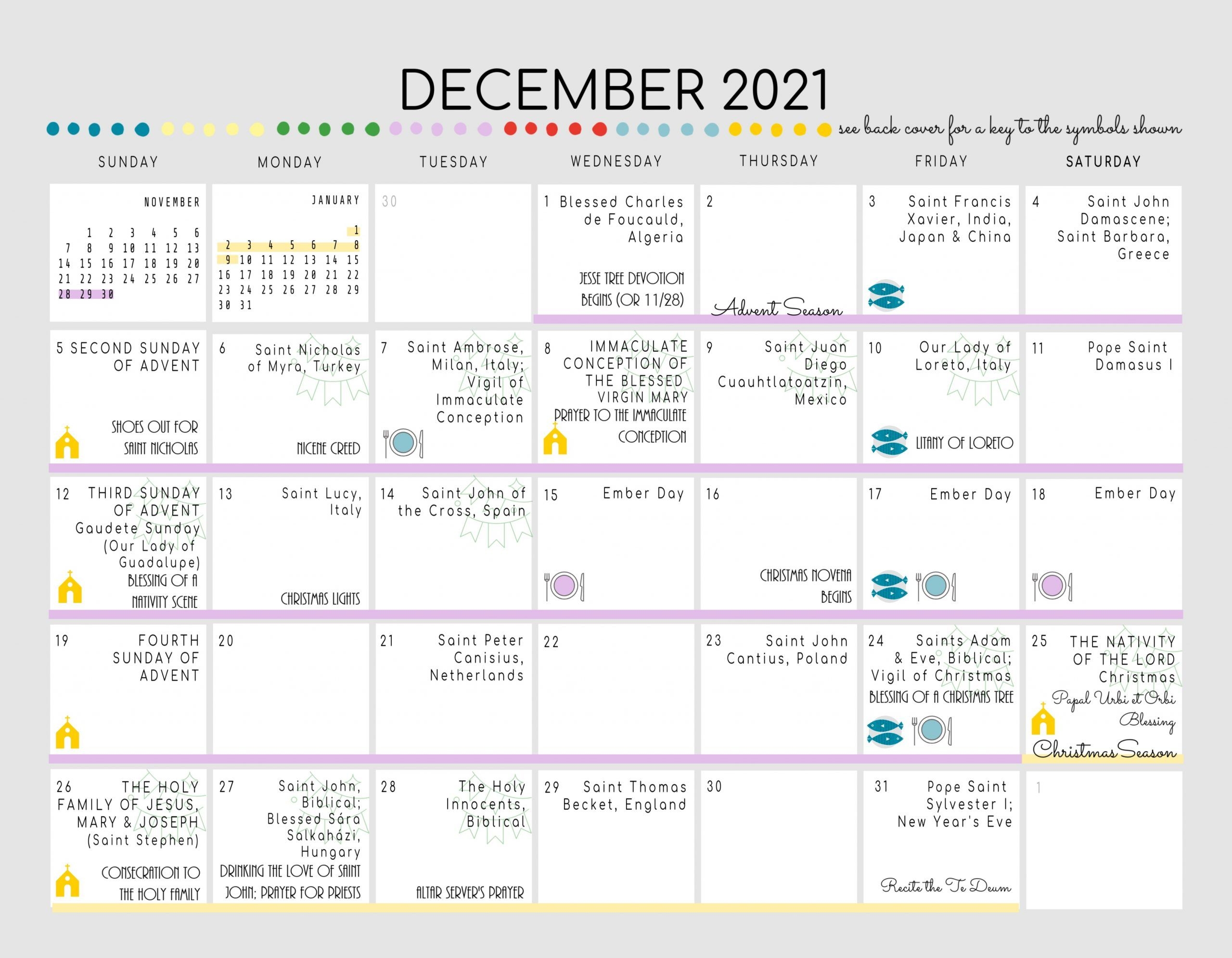 catholic all year 2021 liturgical calendar with nrsvce