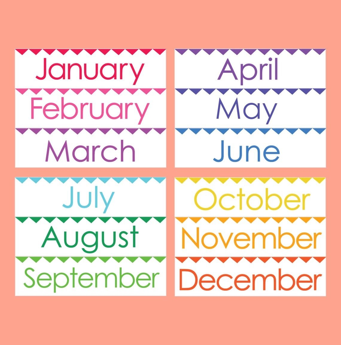 classroom calendar printable months days holidays numbers