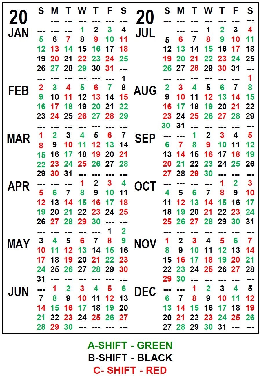 Collect Printable Firefighter Shift Calendar | Calendar