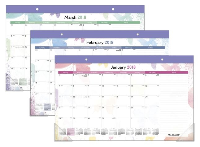 Day Runner Calendar Desk Pad, Jan Dec, 1ppd, 17 3/4 X 11