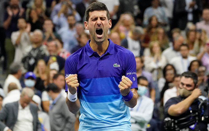 djokovic wins us open semifinal, keeps calendar grand slam