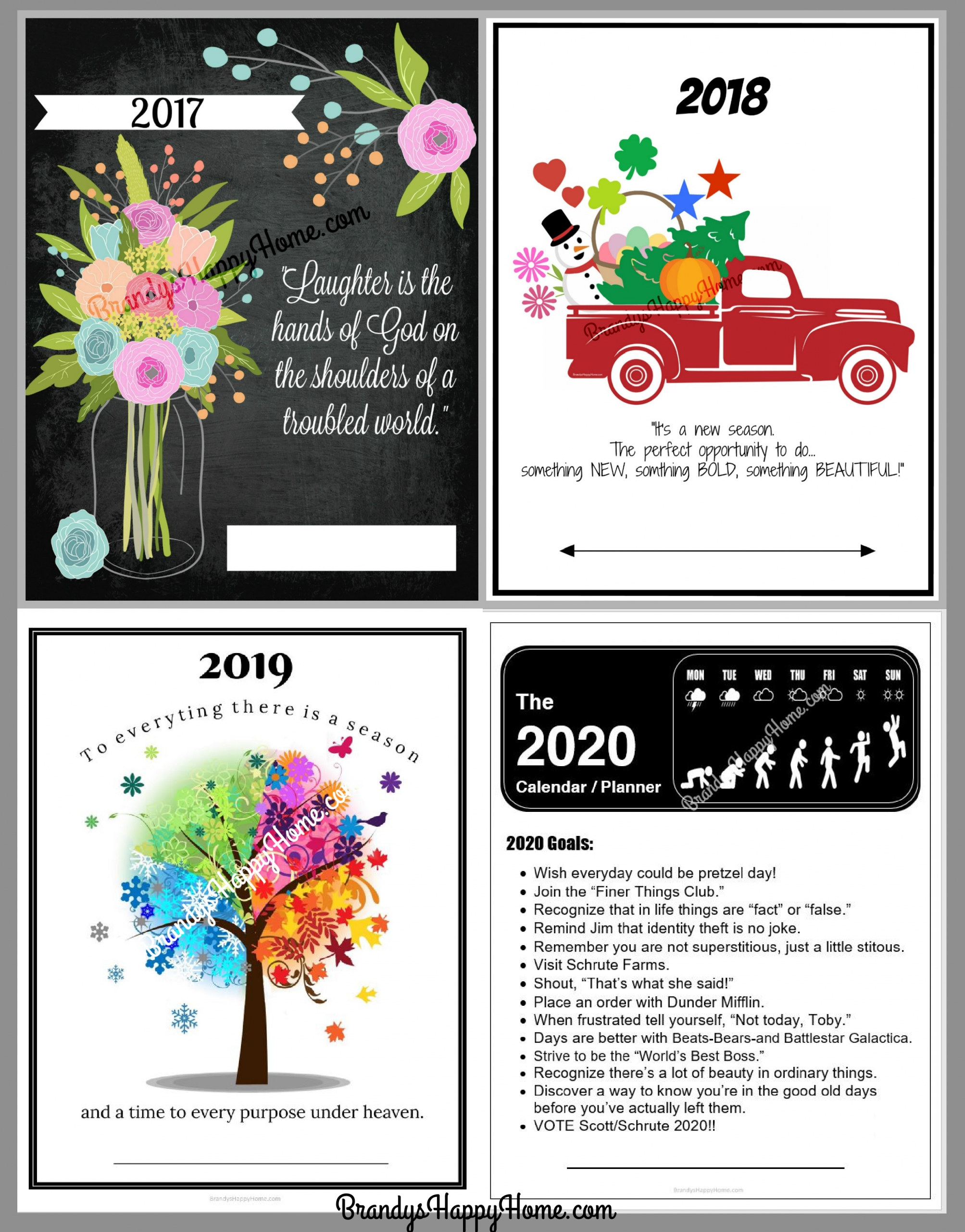 Free 2021 Calendar Planner Printables