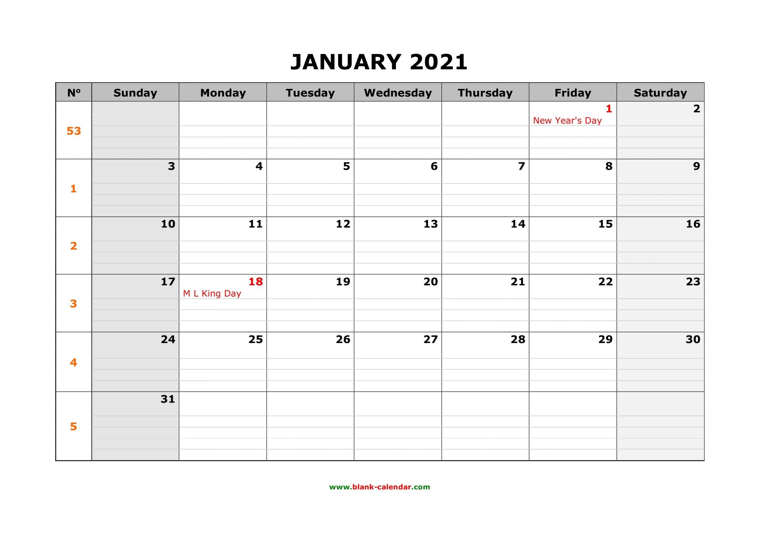 free download printable calendar 2021 large box grid