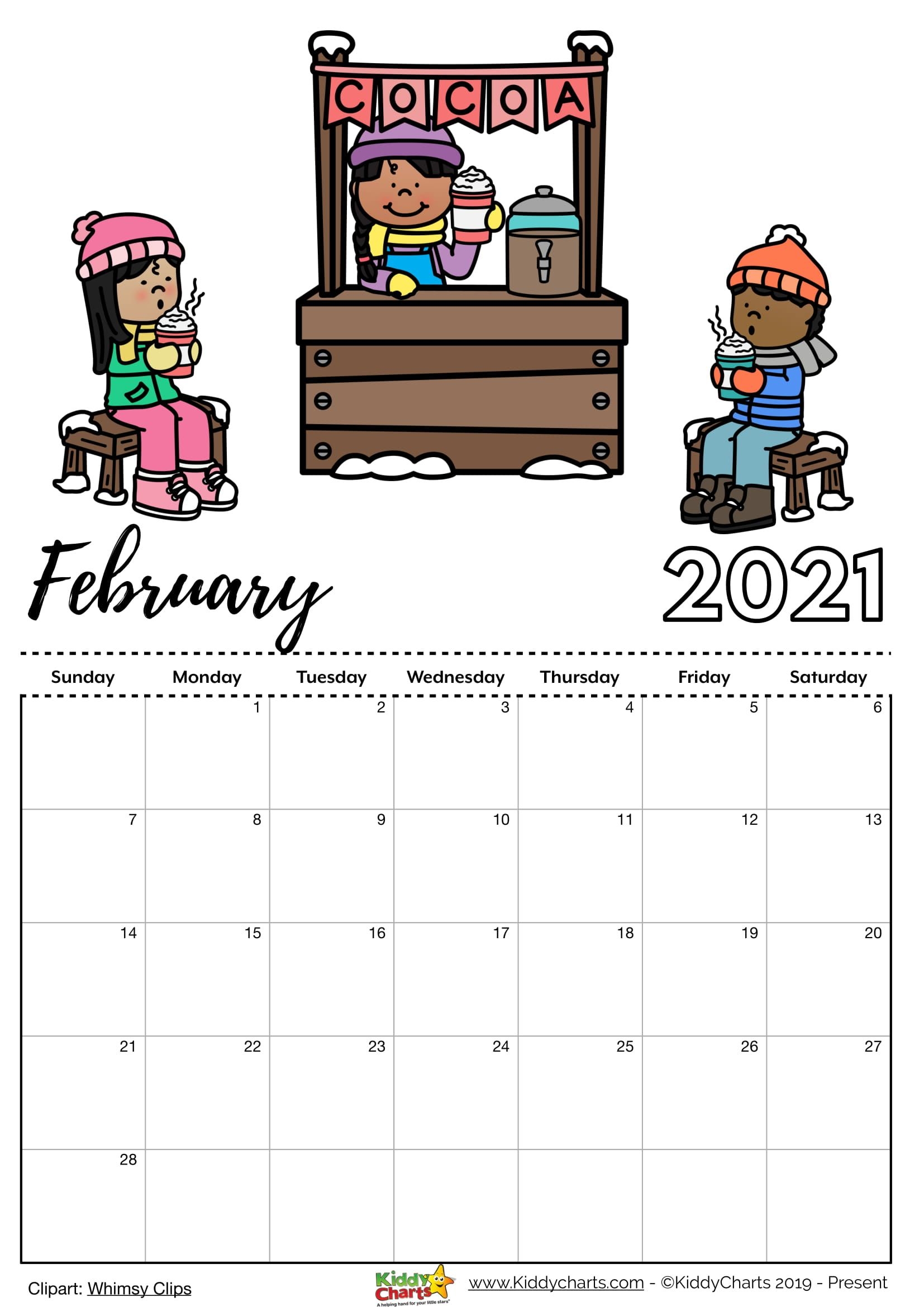 Free Printable 2021 Calendar: Includes Editable Version