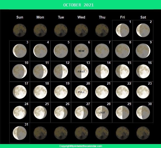 free printable 2021 calendar with holidays and moon phases